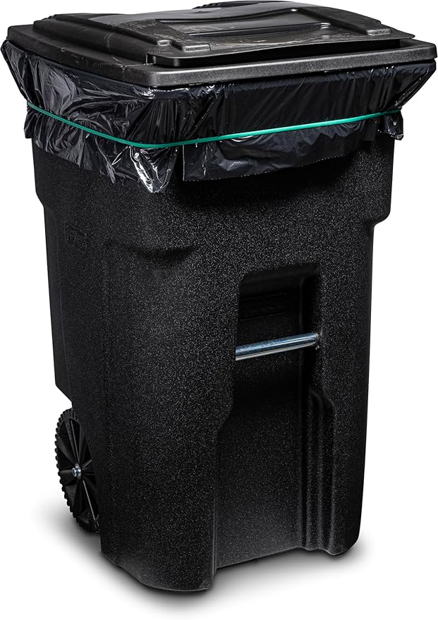 Rubber Bands for 95 Gallon Trash Cans – 12 Pack | Secure 95 Gallon Trash Bags | Heavy Duty, Durable, Stretchable, & Reusable for 95 Gal Garbage Cans