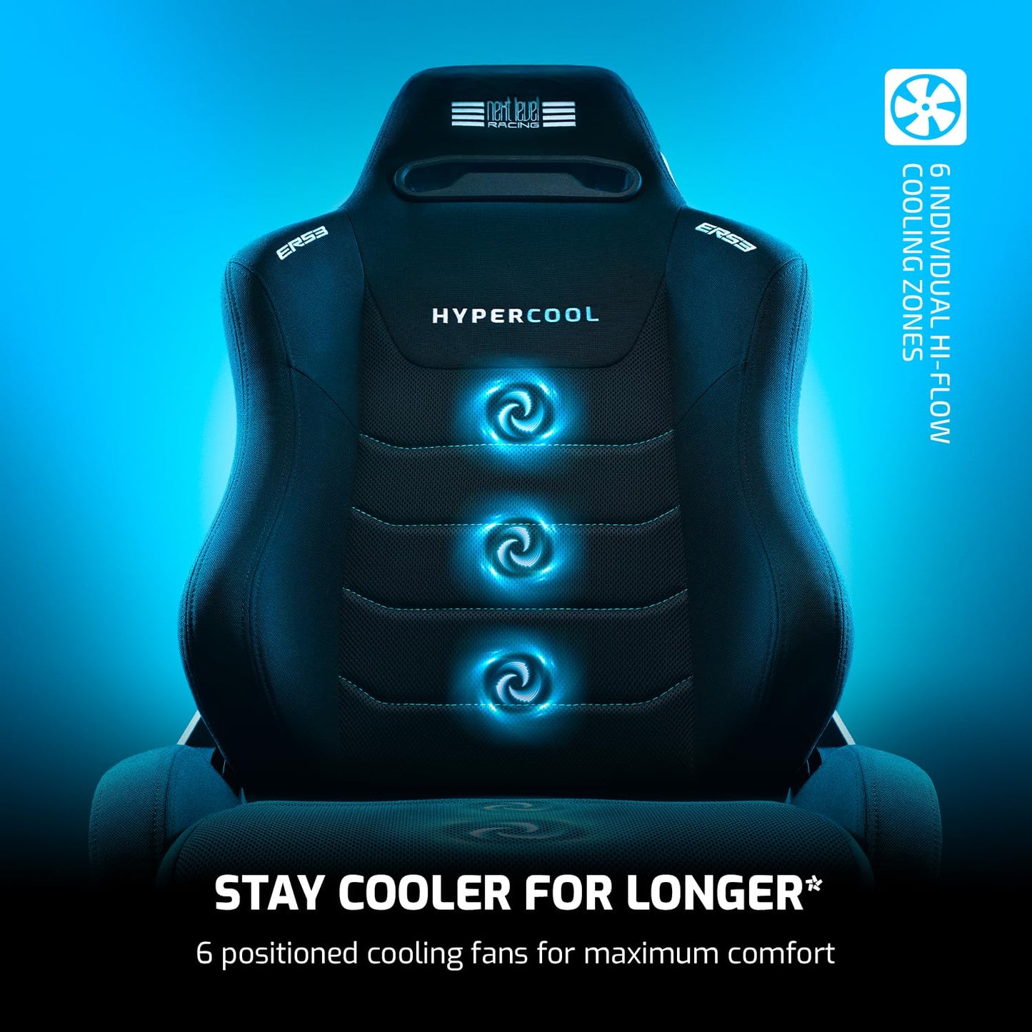 Next Level Racing ERS3 Hypercool Ventilated Sim Racing Seat (NLR-E063)