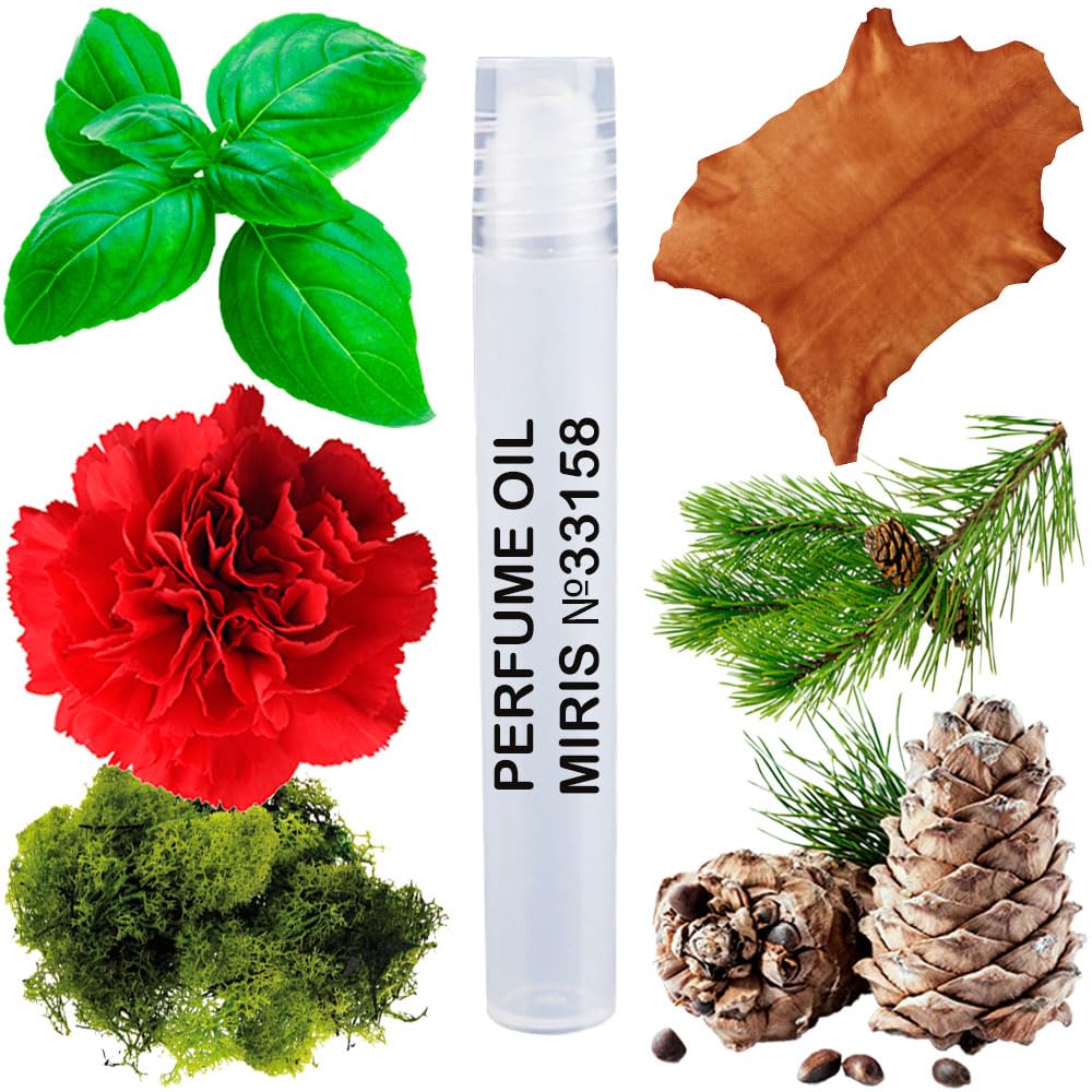 MIRIS No. 33158, Inspired by One Man Show, Long-Lasting Perfume Oil for Men Roll-On, Rollerball 0.34 Fl Oz / 10 ml