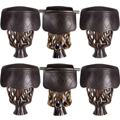 Collapsar Pool Table Pockets,Leatherette Billiard Pockets Set of 6,Replacement Pockets for Pool Table Accessories