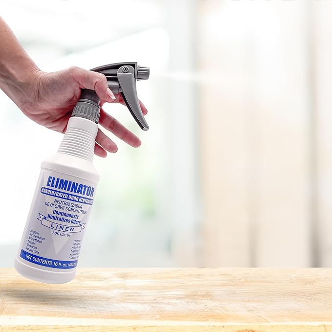 Eliminator Air Freshener and Odor Neutralizer: Industrial-Strength Odor Elimination with Advanced Molecular Technology for 24-Hour Freshness - Transform Your Space Instantly (Linen)