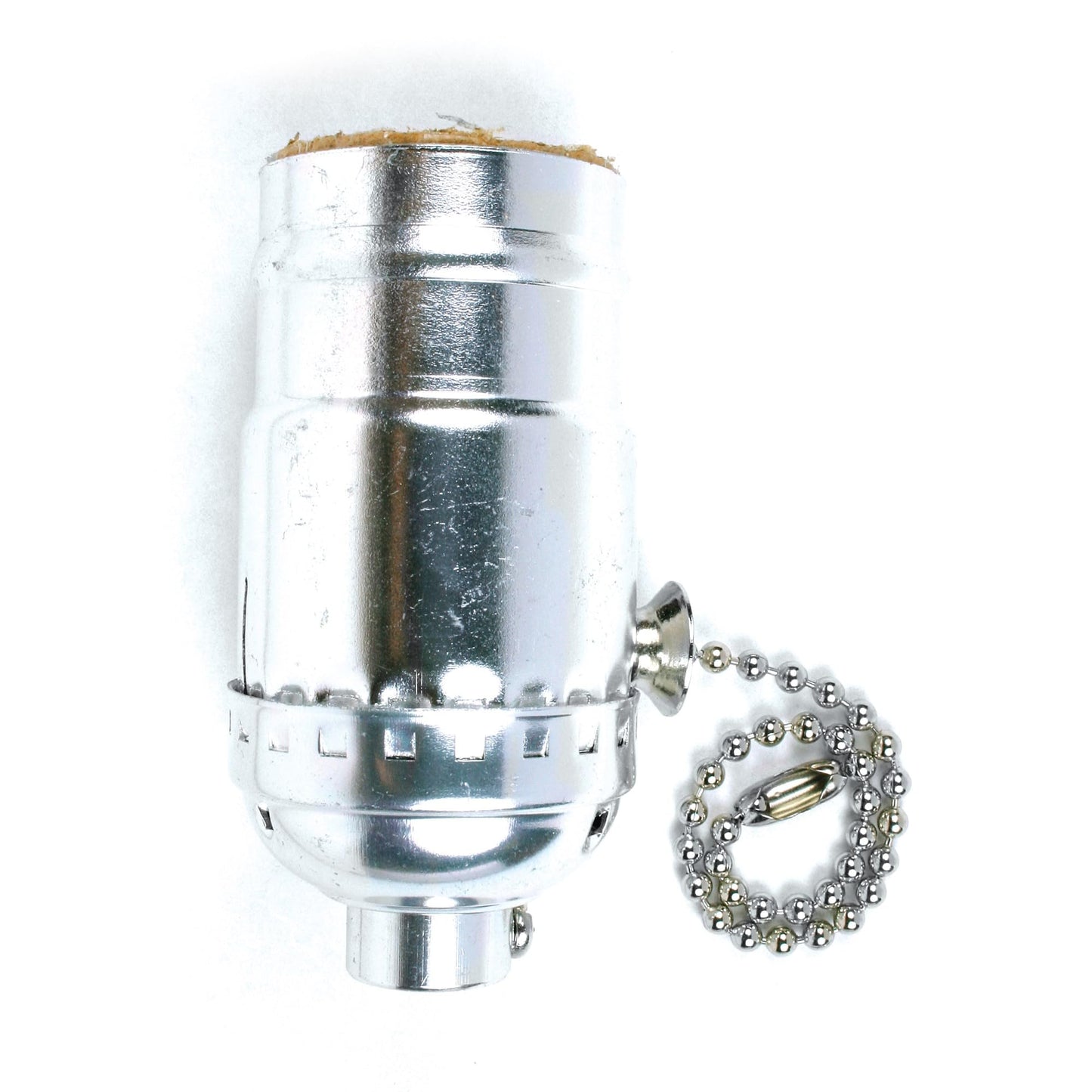 Orrco 60405 Nickel 3-Way Pull Chain Socket, 1 Count (Pack Of 1)