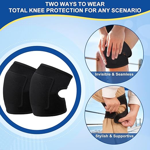 ANBANREY Professional Knee Pads for Men & Women - High Elastic Support for Cleaning, Gardening, Construction, and Floor Work | Knee Protection & Comfort