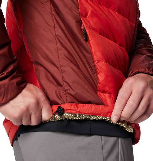 Columbia Men's Labyrinth Loop II Jacket, Sail Red/Spice, 3X Tall
