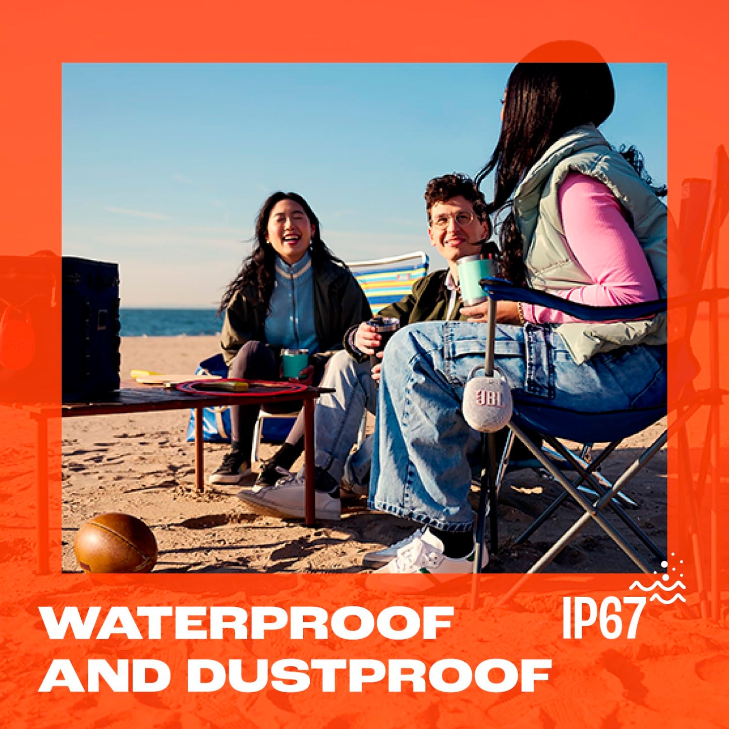 Jbl Clip 5 - Ultra-Portable,Waterproof & Dustproof Bluetooth Speaker,Big Pro Sound With Punchy Bass,Integrated Carabiner,Up To 1