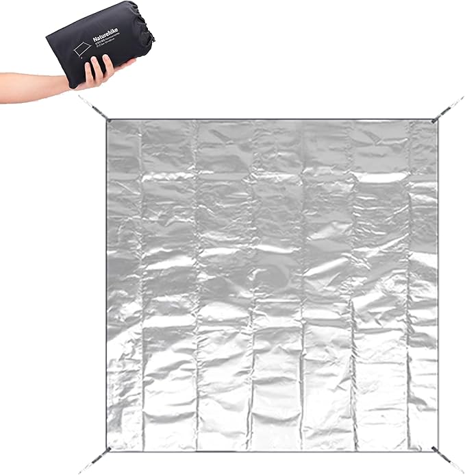 windhike Naturehike Aluminum Foil Foldable Picnic Blanket, Ultralight Ground Sheet Mat, Waterproof Camping Tarp, Sleeping ...