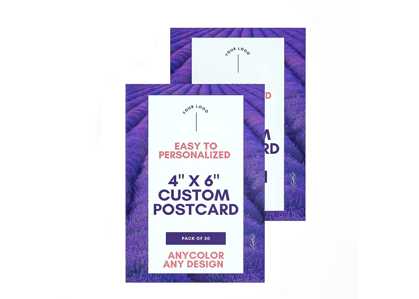 Custom Postcards Personalized Postcards, Flyers using 16pt card stock with gloss laminated hand bill bill handout leaflet circular bulletin pamphlet brochure advertisement announcement poster public notice fly-poster dodger (4x6)