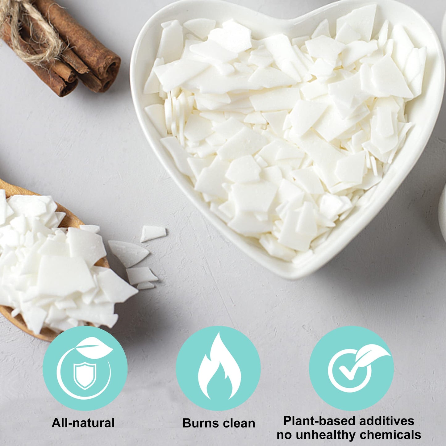 Soy Wax Candle Making Kit Supplies With Wax Melter, Natural Candle Wax For Candle Making, DIY Art&Crafts Kit for Adults,Beginner, Including 2lbs Soy Wax Flakes, Electric Stove,CandleWick,Melting Pot