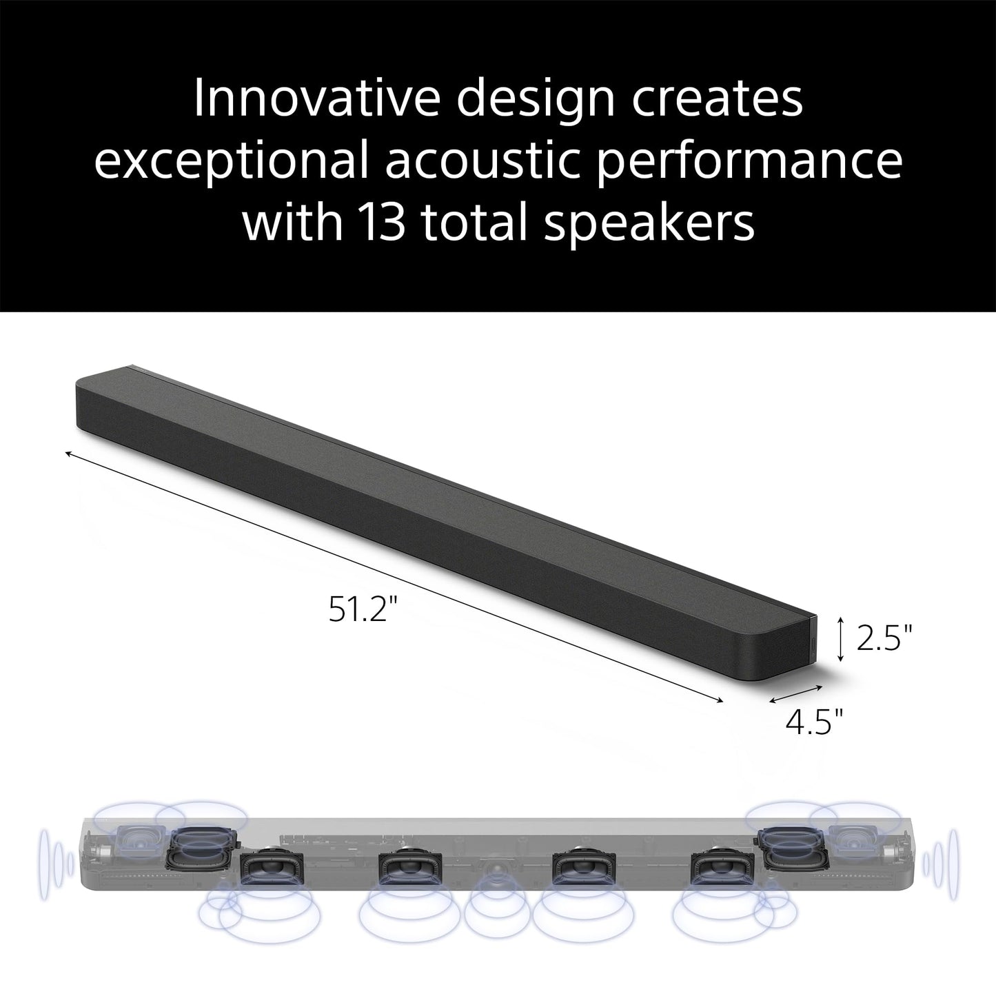 Sony BRAVIA Theater Bar 9 Sound Bar (HT-A9000) with Sub 8 Wireless Subwoofer (SA-SW8) Bundle