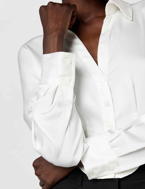 ASTR the label Women's Millie top, White, M