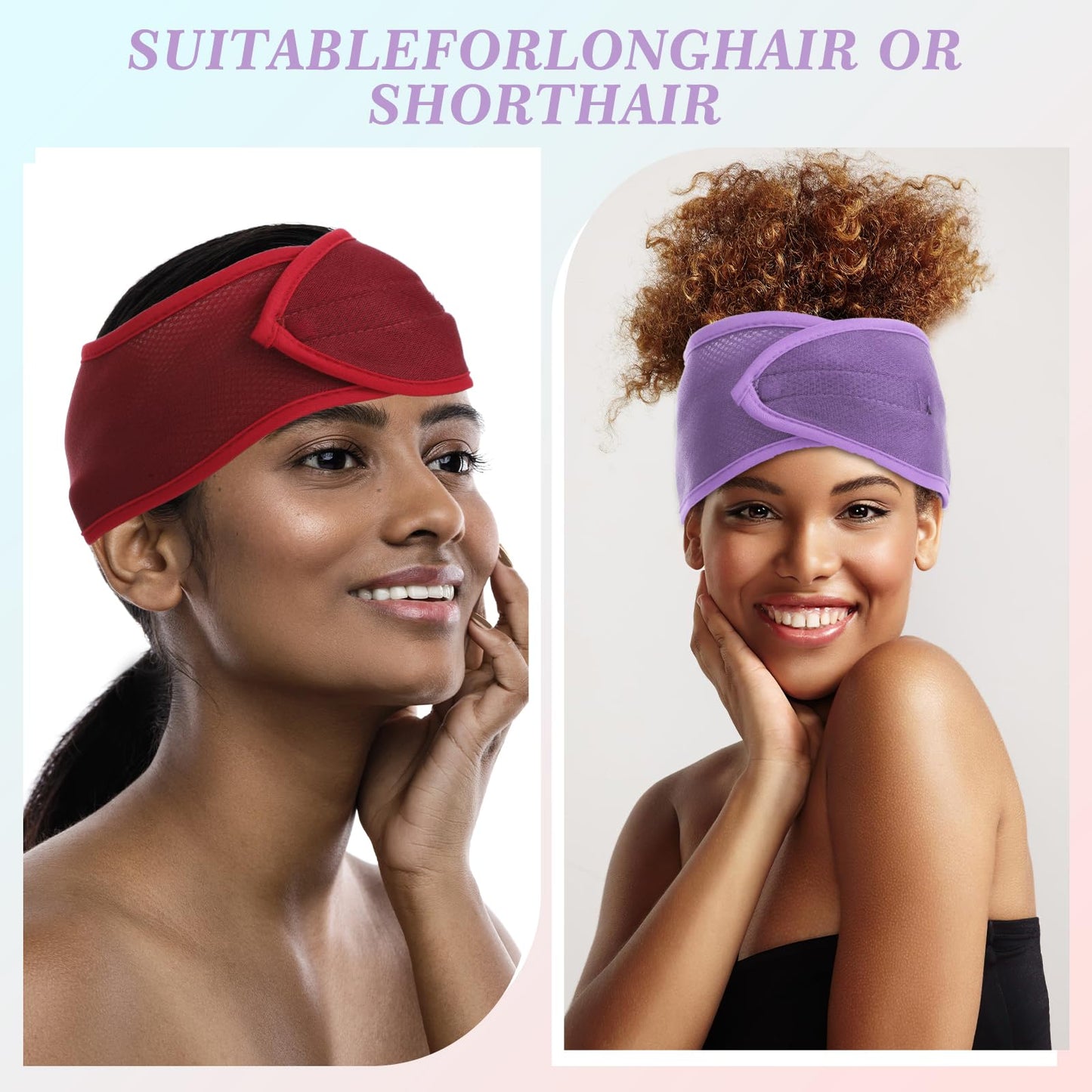 CIATBYYJ 4Pcs Mesh Hair Wraps, Thicker Soft Head Wraps for Black Women, Adjustable Stretchable Wrap Cap for Women Long Short Hai