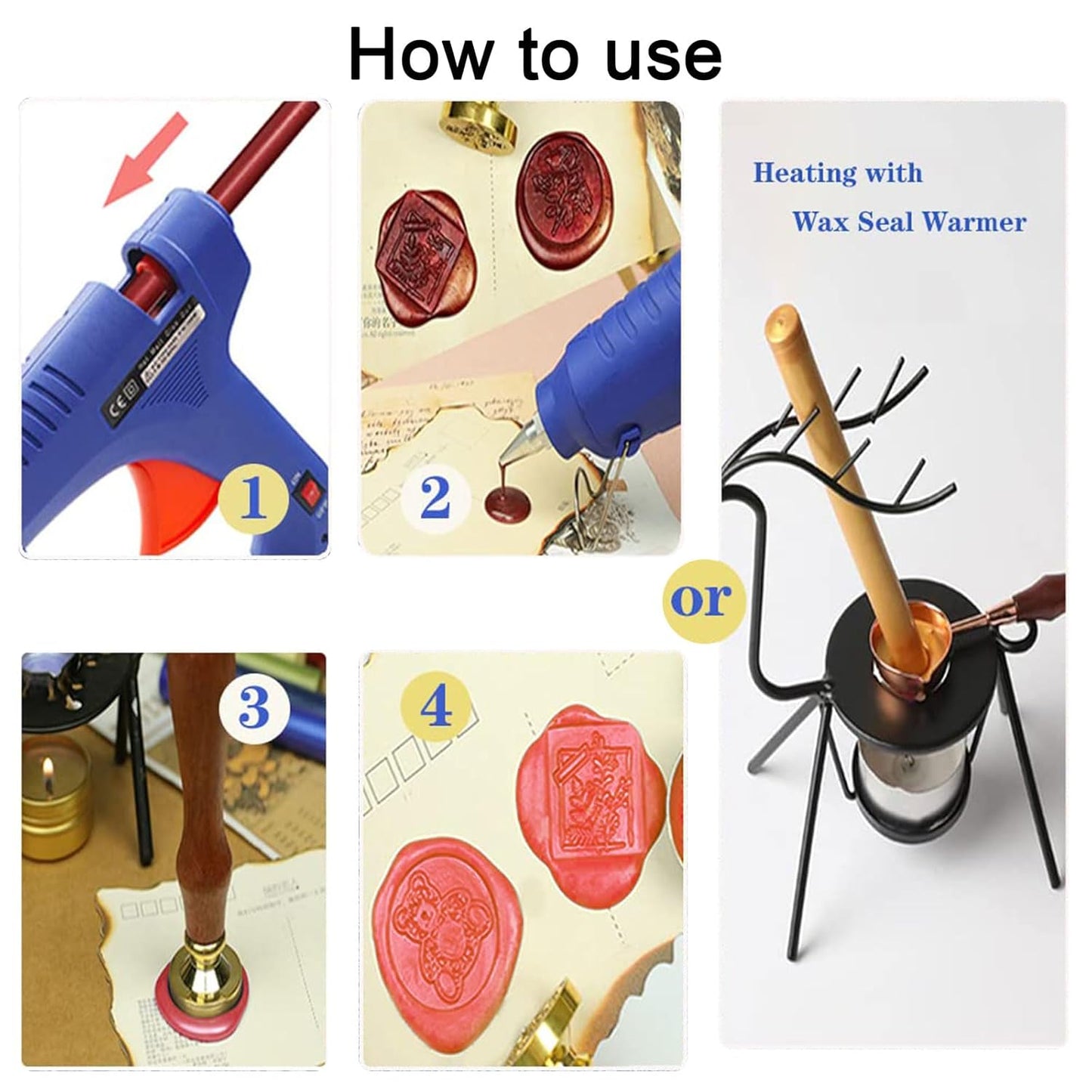 Wax Seal Stick, Ioggtser 20PCS Mini Glue Gun Wax Seal Stick for Wax Seal Stamp, Sealing Wax Sticks for Wedding Invitations, Cards, Envelopes (Olive Green)