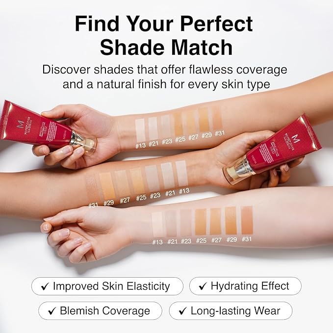 MISSHA M Perfect Cover BB Cream No.29 Caramel Beige - Medium/Tan with Warm Undertone SPF 42 PA+++ 1.69 Fl Oz - Tinted Moisturizer for face with SPF valentines day gifts for her