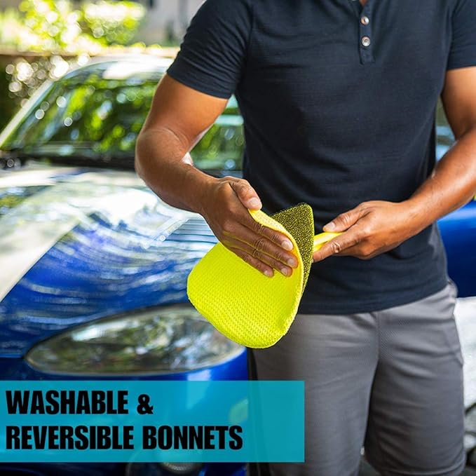 Invisible Glass 99050 Reach & Clean Glass Windshield Cleaner Tool Combo Kit with Premium Spray Glass Cleaner, Extendable Handle, (2) Reusable Quick Change Microfibers, and Storage Bag