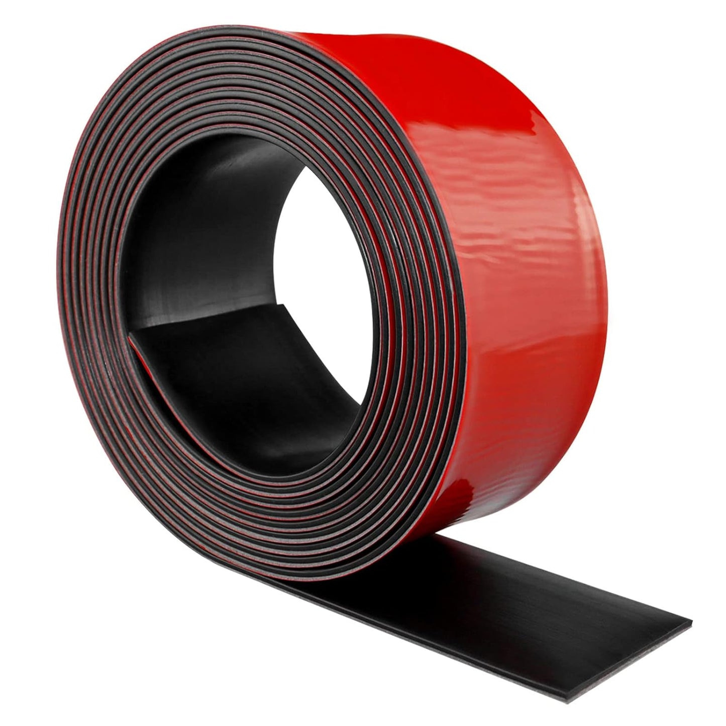 Neoprene Rubber Strips Self Adhesive Solid Rubber Sheets, Rolls & Strips for DIY Gaskets Crafts Pads Seals Warehouse Flooring Neoprene Sheet with Adhesive Backing (2" Wide x 1/8" Thick x 10' Long)