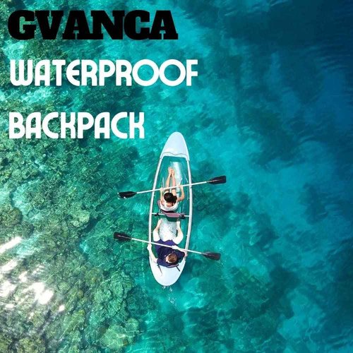 GVANCA Waterproof Dry Bag Backpack for Kayaking, Roll Top Kayak Dry Backpack, Floating Outdoor Dry Sack Boating Sailing Canoeing Rafting Fishing Camping 85L Grey