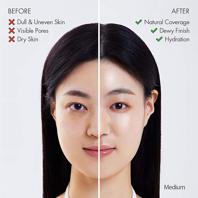 AGE20'S Signature Essence Pact SPF 50+ | Pack of 2 | 27C HONEY | Cream Foundation, Dewy Finish, Natural Coverage | Korean Cushion Foundation