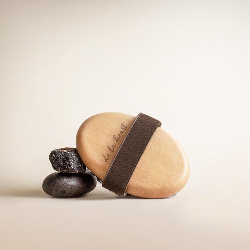 De La Heart Copper Body Brush for Radiant Complexion, Smooth & Glowing Skin