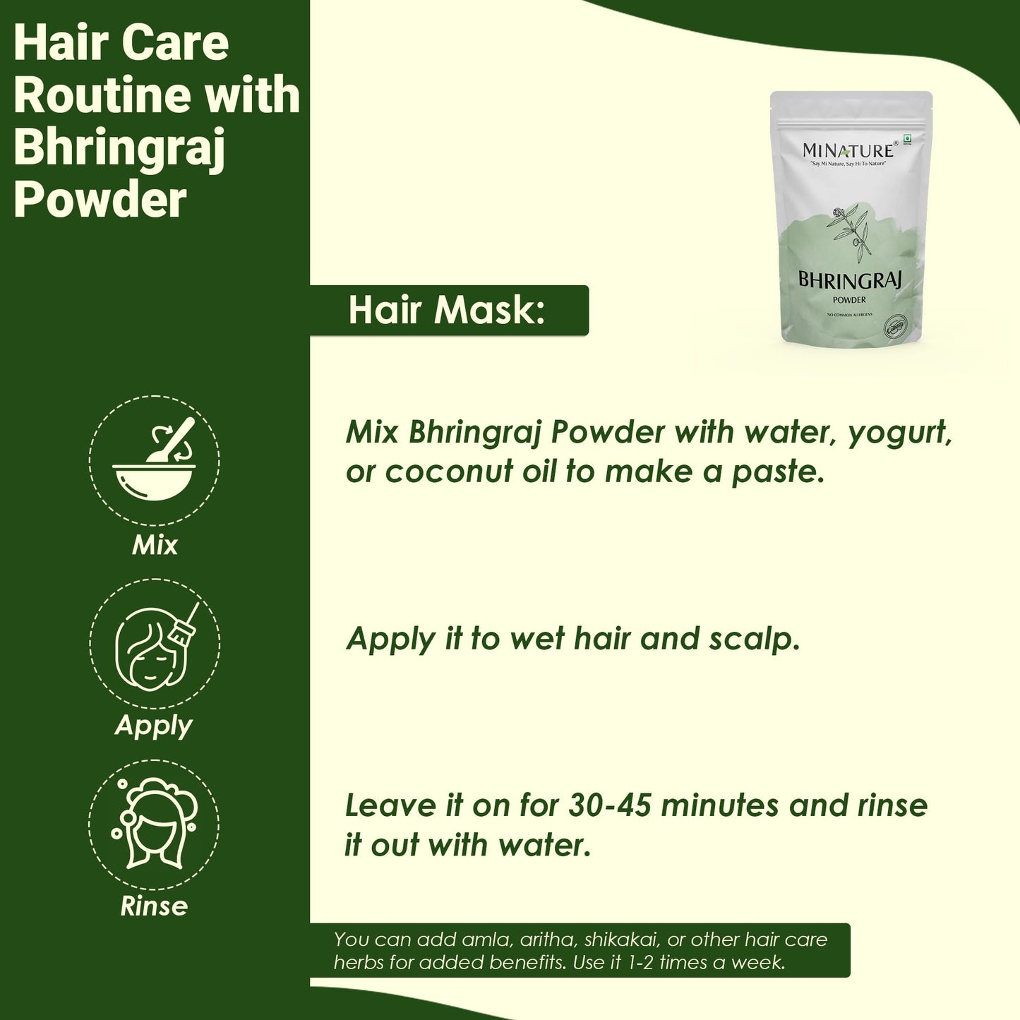 minature Bhringraj Powder (Eclipta Prostrata) | False daisy| Natural and Pure Dry leaves| Ideal for Oil & Pack | Improves Textur