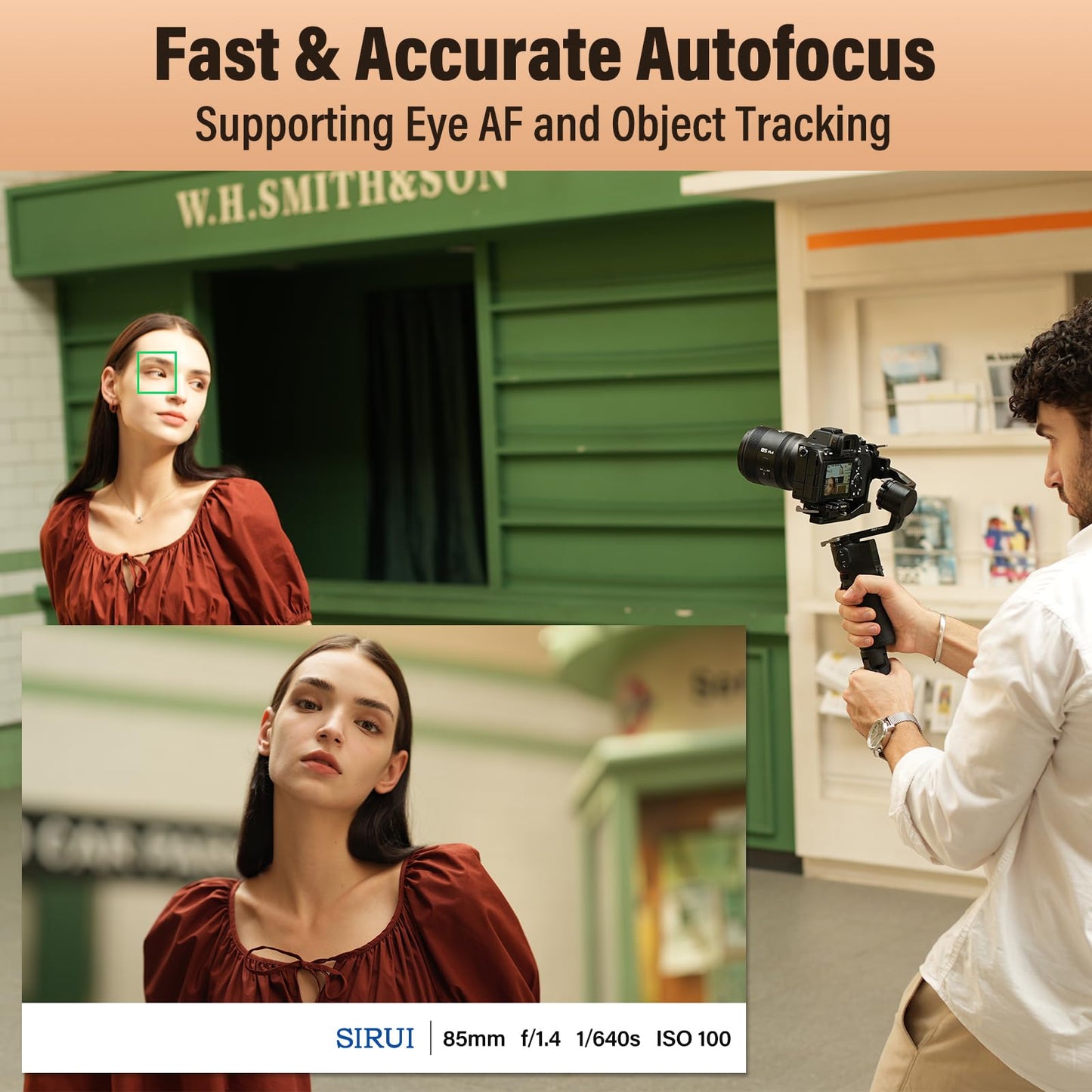 SIRUI Aurora F1.4 Full Frame Auto Focus Lens Set, 85mm Telephoto Prime Portrait & 35mm Wide Angle Prime Lens for Z Mount Cameras, Black