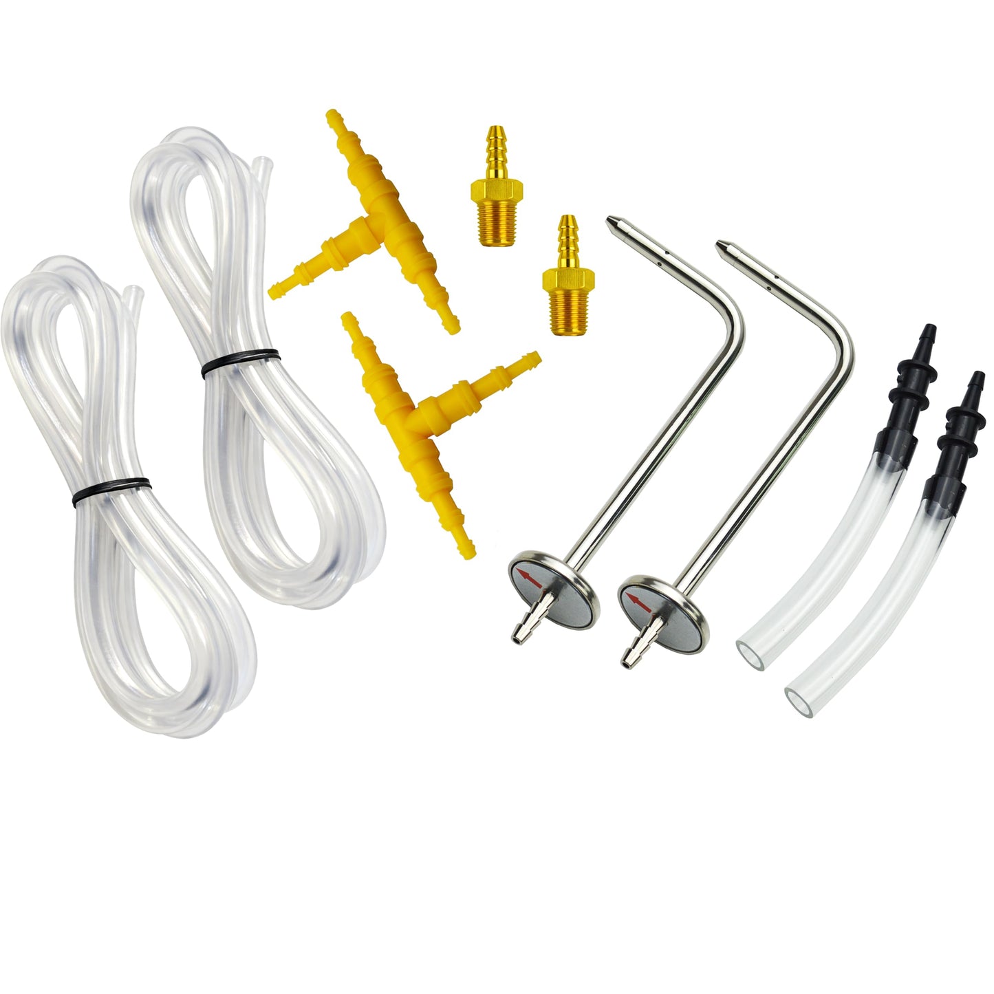 ZIBOO JL3MN2 Manometer Probe Kit, Compatible with Klein Tools ET180 Digital Manometer Compatible with Fieldpiece JL3KM2, SDMN5，SDMN6，ADMN2,HVAC Pitot Static Tube Fit (ZIBOO JL3MN2)