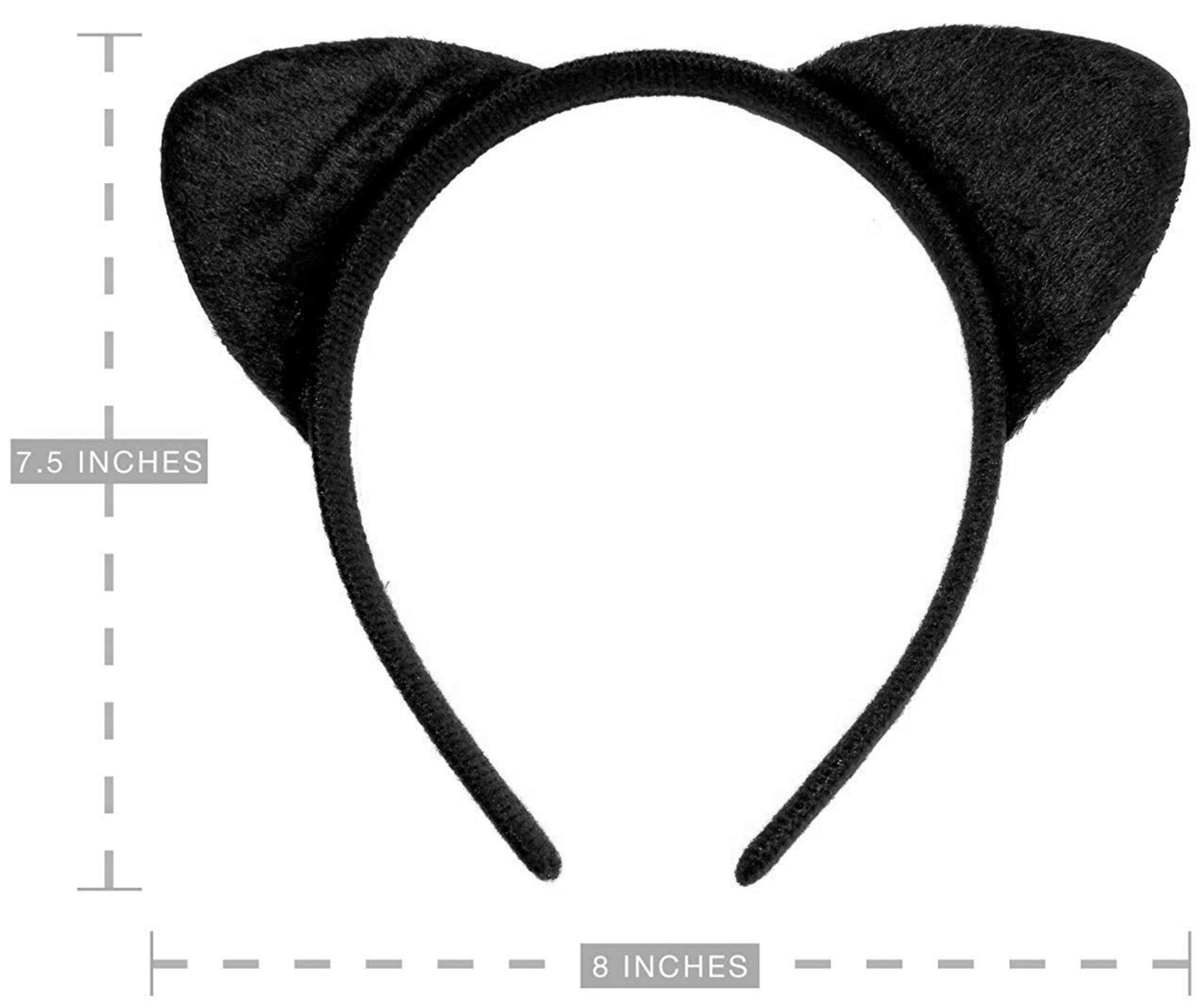 OLYPHAN Cat Ears and Tail Costume Adult Women - Black Cat Halloween Costume Set & Cosplay Accessories Kit