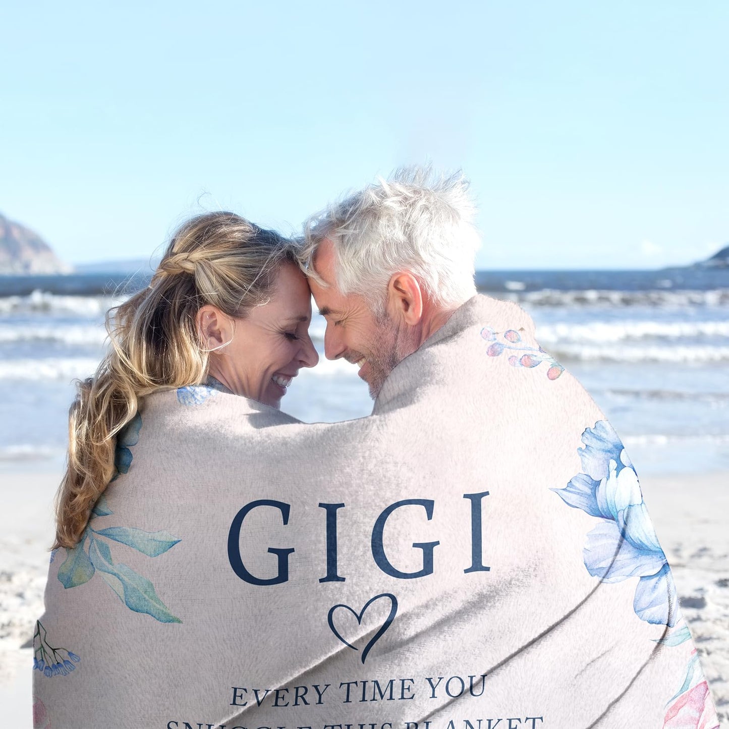 LAIORD Gigi Gifts for Grandma, Gifts for Gigi, Gigi Gifts, Blankets for Gigi 60" x 50", Gigi Gifts for Mother's Day, Gigi Birthday Gifts,Gifts for Gigi from Grandkids, Gigi Gifts for Christmas