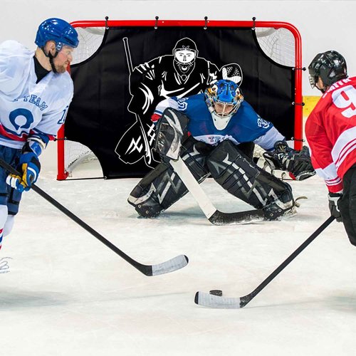 KAIDIDA Ice Hockey Shooting Goal Targets 72x48 in Lacross Targets Hitting Targets for Indoor Outdoor Training for Youth & Adult Players - Includes 1 Target