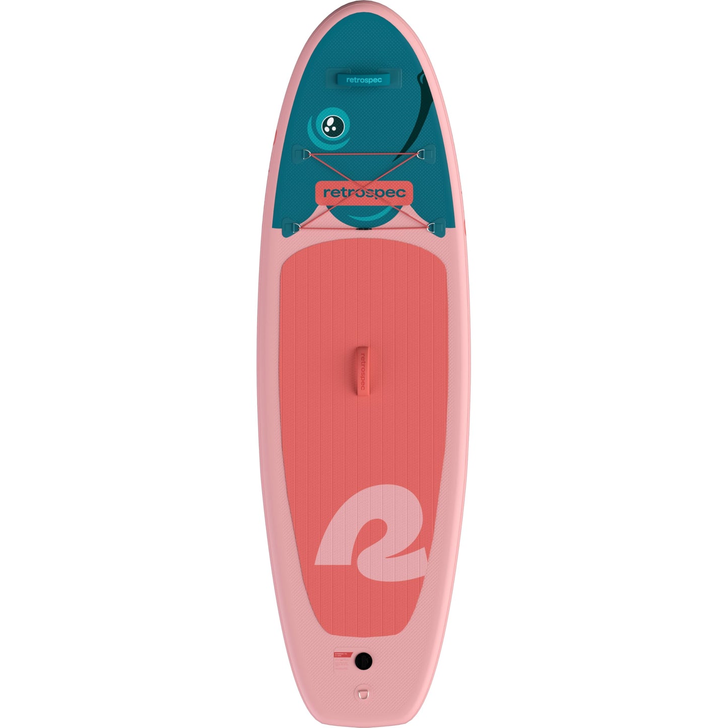 Retrospec Weekender-Nano 8'6" Kids Paddle Board Inflatable - Youth SUP with Adjustable Paddle, Pump & Backpack - Stable Design, EVA Deck, 28in Wide