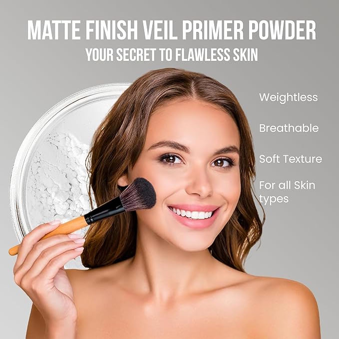 TIMELESS LOOK KIT (DEEP TAN) Full Size Mineral Makeup Set Matte Foundation Bare Face Sheer Powder Cover