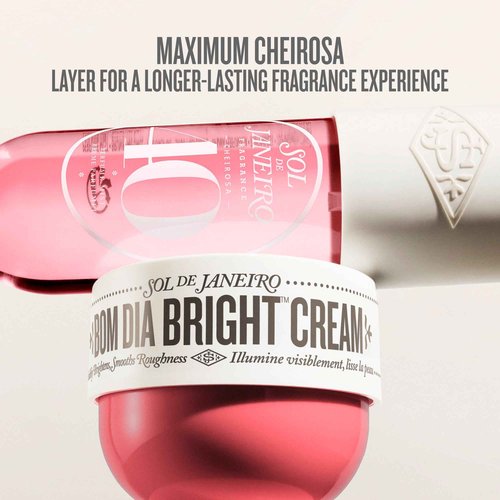 Sol de Janeiro Cheirosa Hair & Body Fragrance Mist Full Size and Travel Size Set - Home and Away Bundle - 8.1 & 3 fl oz Duo (Cheirosa 40)