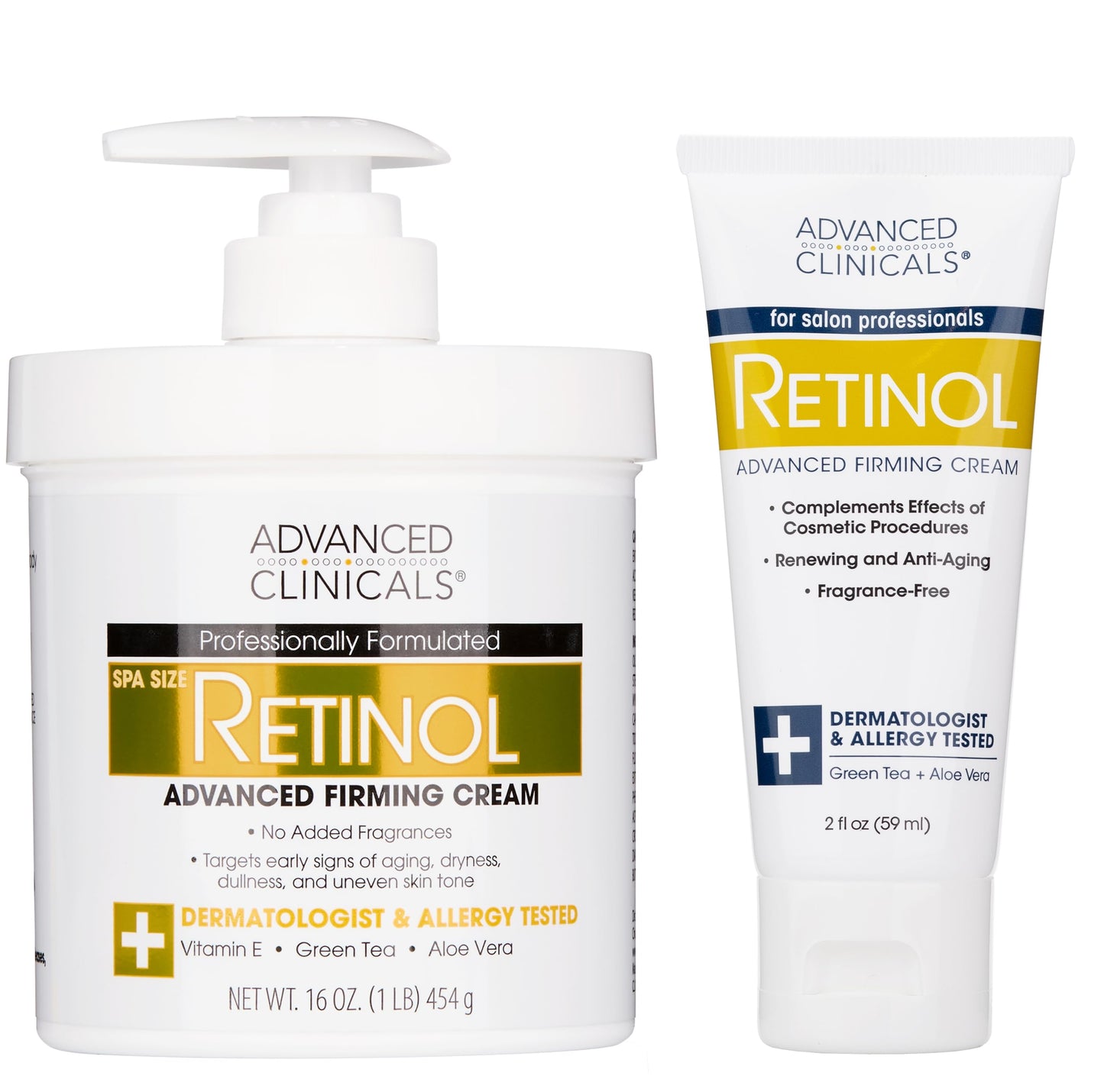 Advanced Clinicals Retinol Body Lotion & Face Moisturizer | Anti Aging Skin Care Retinol Body Cream For Women & Men Improves App