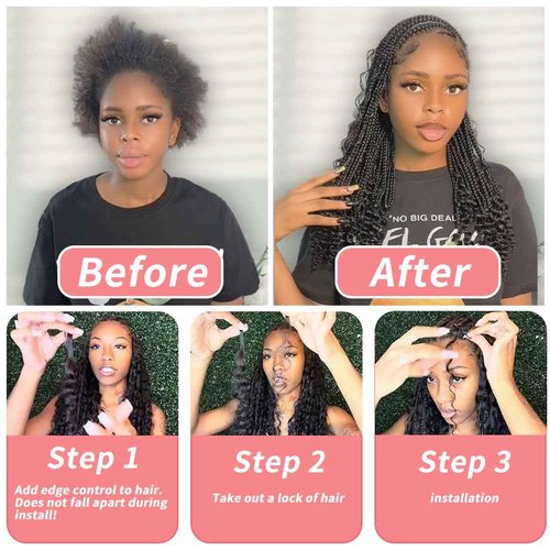 Highlight Ombre Deep Wave Bulk Human Hair Braiding 2 Bundles/Pack 110g 24 Inch No Weft Brazilian Virgin Curly Human Hair Extensions for Boho Braids Wet and Wavy Human Braiding Hair