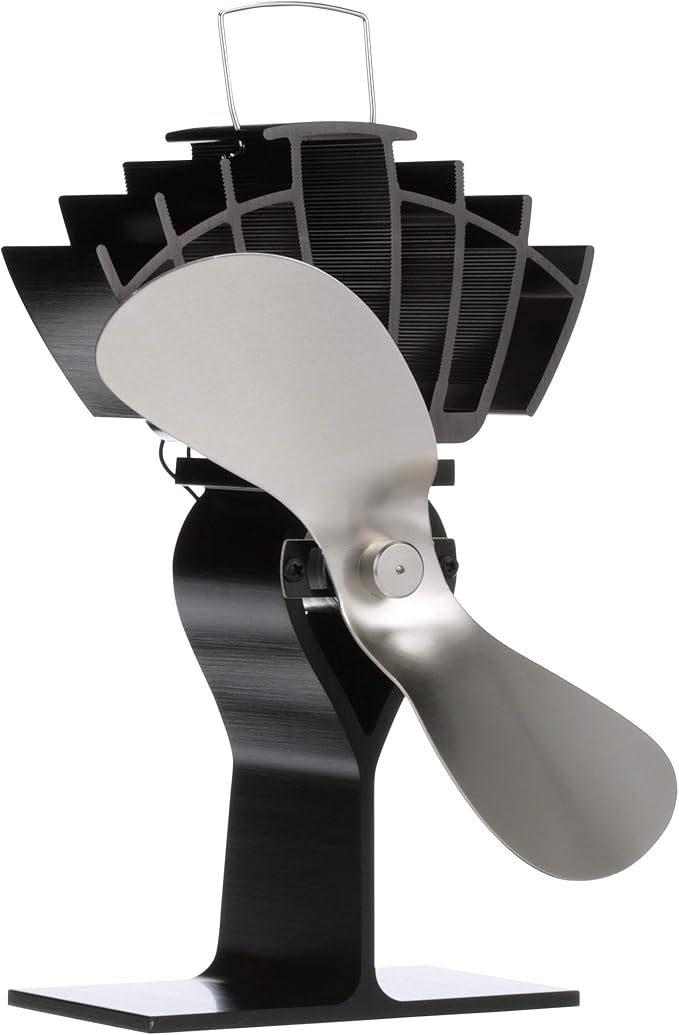 Ecofan UltrAir Heat Powered Stove Fan - Powerful Classic Design, High Performance, Perfect for Wood Stoves, 125 CFM - Circ...