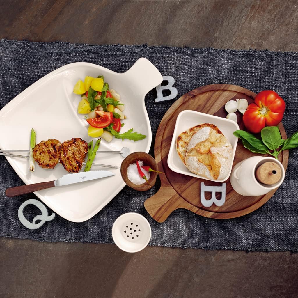 Villeroy & Boch Artesano Original Antipasti Plate : Acacia Wood, 11 in, Holz - Akazie, Brown