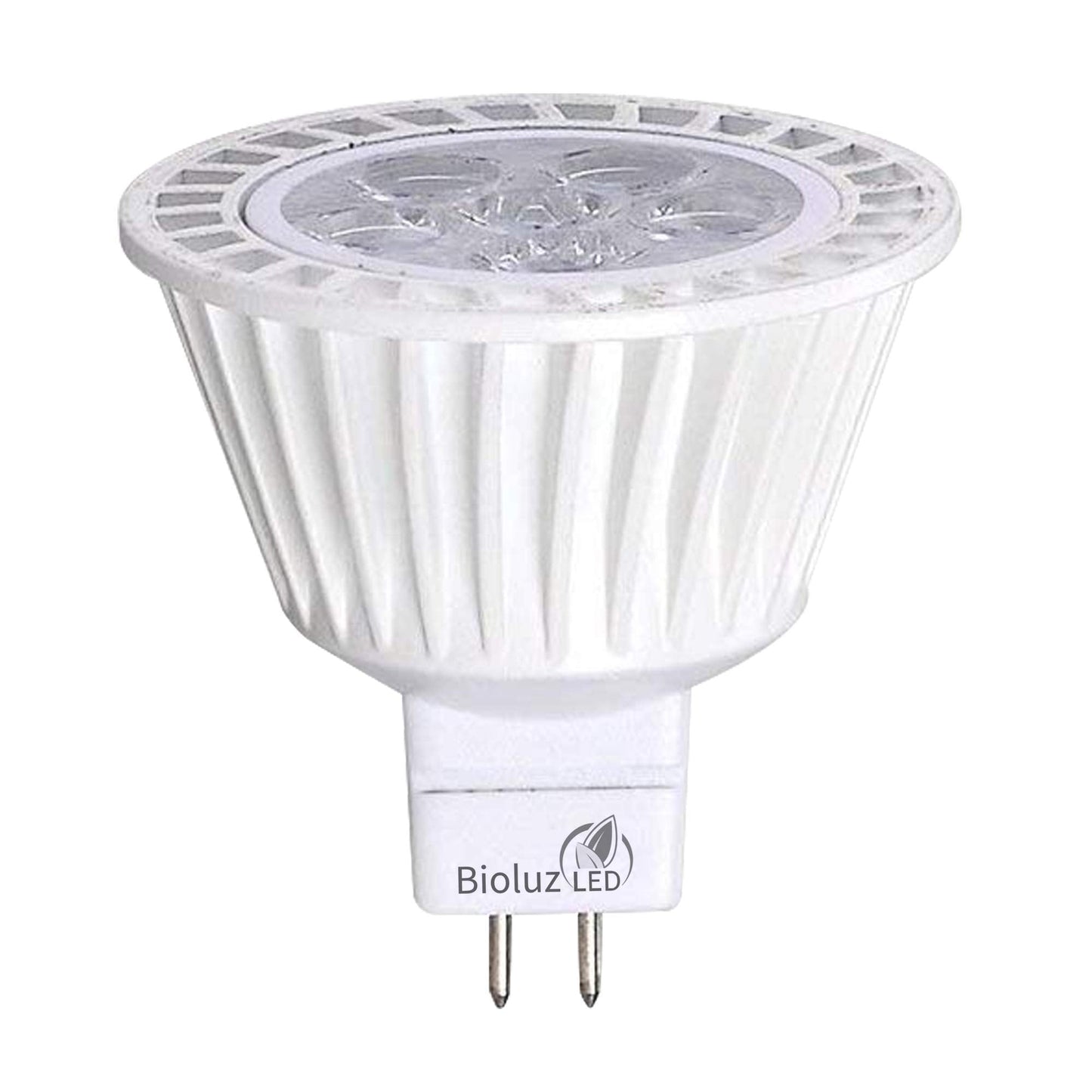 Bioluz LED 10 Pack MR16 LED Bulb Dimmable 50W Halogen Replacement 3000K 7w 12V AC DC UL Listed High CRI