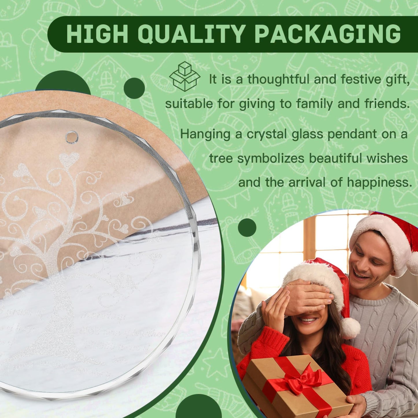 60th Wedding Ideas, 60th Anniversary Ornament, 60 Years of Marriage, Happy 60th Anniversary Christmas Ornaments Decorations