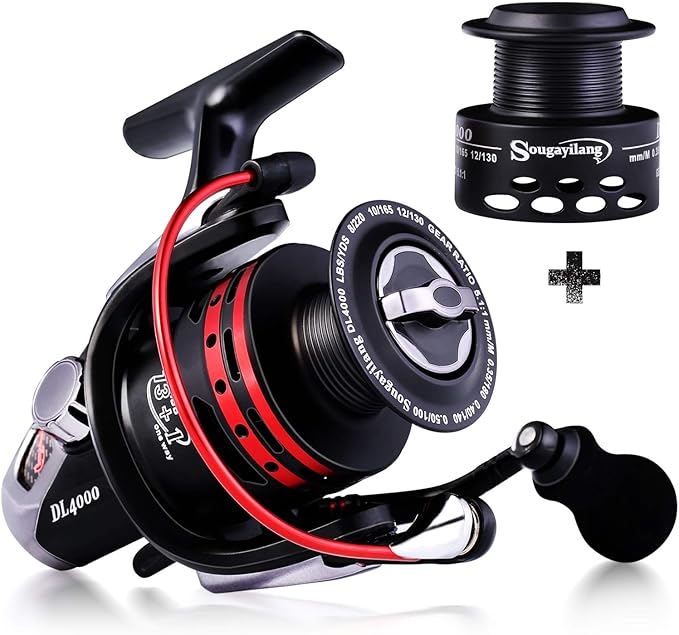 Sougayilang Fishing Reels Powerful 13+1BB Spinning Reels Ultra Smooth Reel for Saltwater or Freshwater