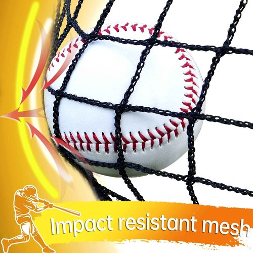 Gagalileo Baseball Softball Batting Net: 28x14FT Replacement Net for Beisbol Batting Cage Practice Backyard Youth Players Training Coaches