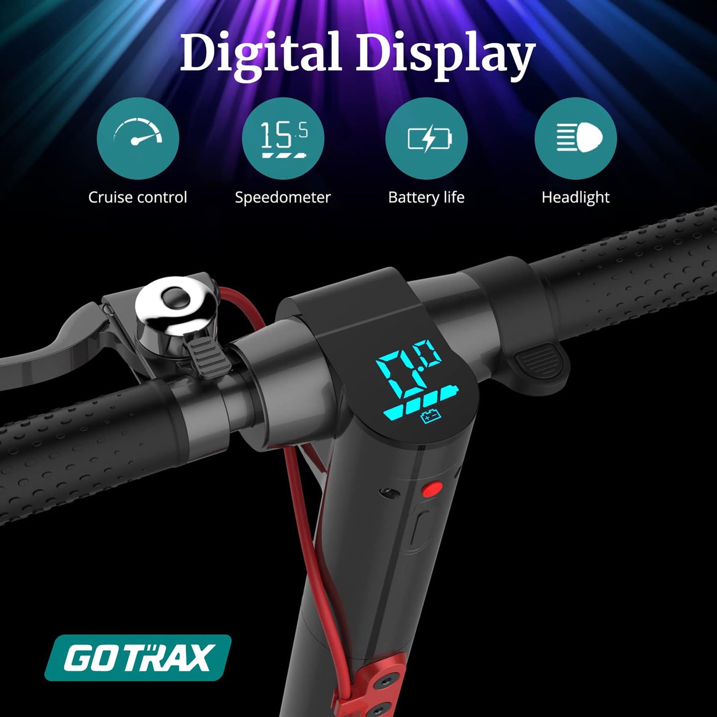 Gotrax XR Elite Electric Scooter for Adults, Max 16 Mile Range and 15.5Mph Speed 300W Motor, 8.5" Tire, with Long Life Battery Durable Aluminum Alloy Frame, Foldable E Scooter for Commute