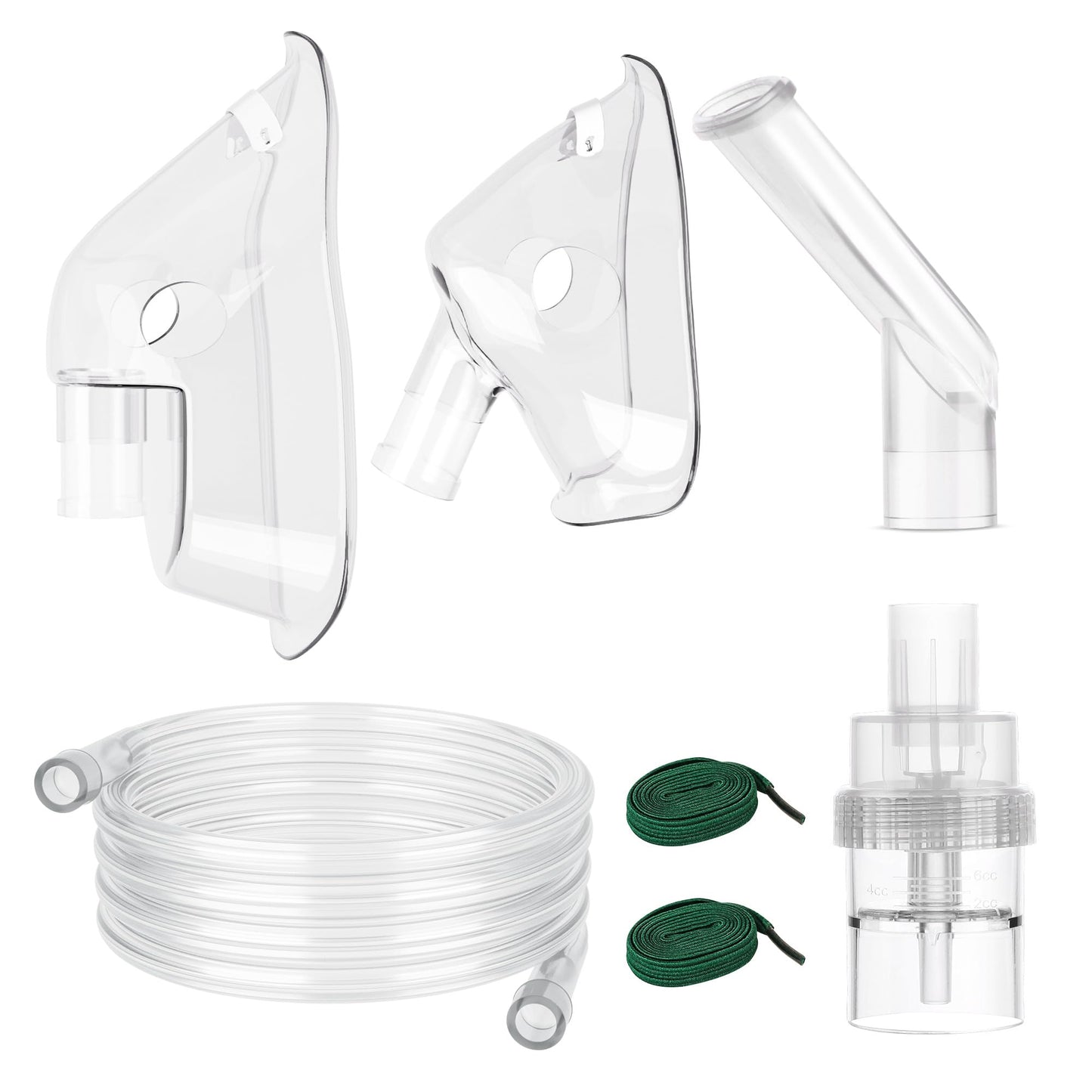 Nebulizer Kit Nebulizer Mask for Adults and Kids Transparent