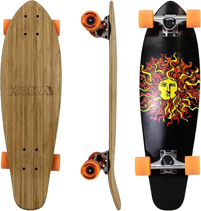 KONA SURF CO. Original Sun Series Cruiser Complete Skateboard Great Board