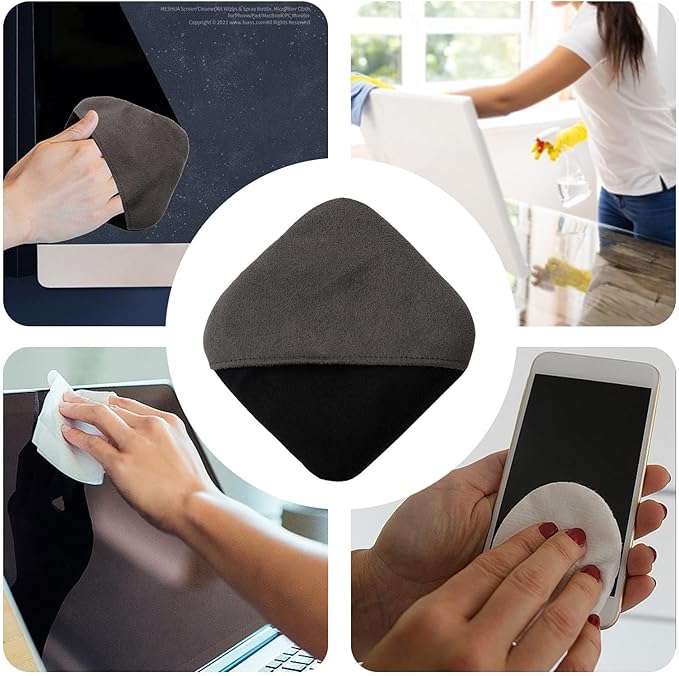 Electronics Cleaning Microfiber Cloth - Soft Screen Wipe, Car Display Cleaner, Streak-Free Tablet Laptop Phone Cleaner, Durable Camera TV Cleaning Accessory | Computers Tablets Phones Cameras TV
