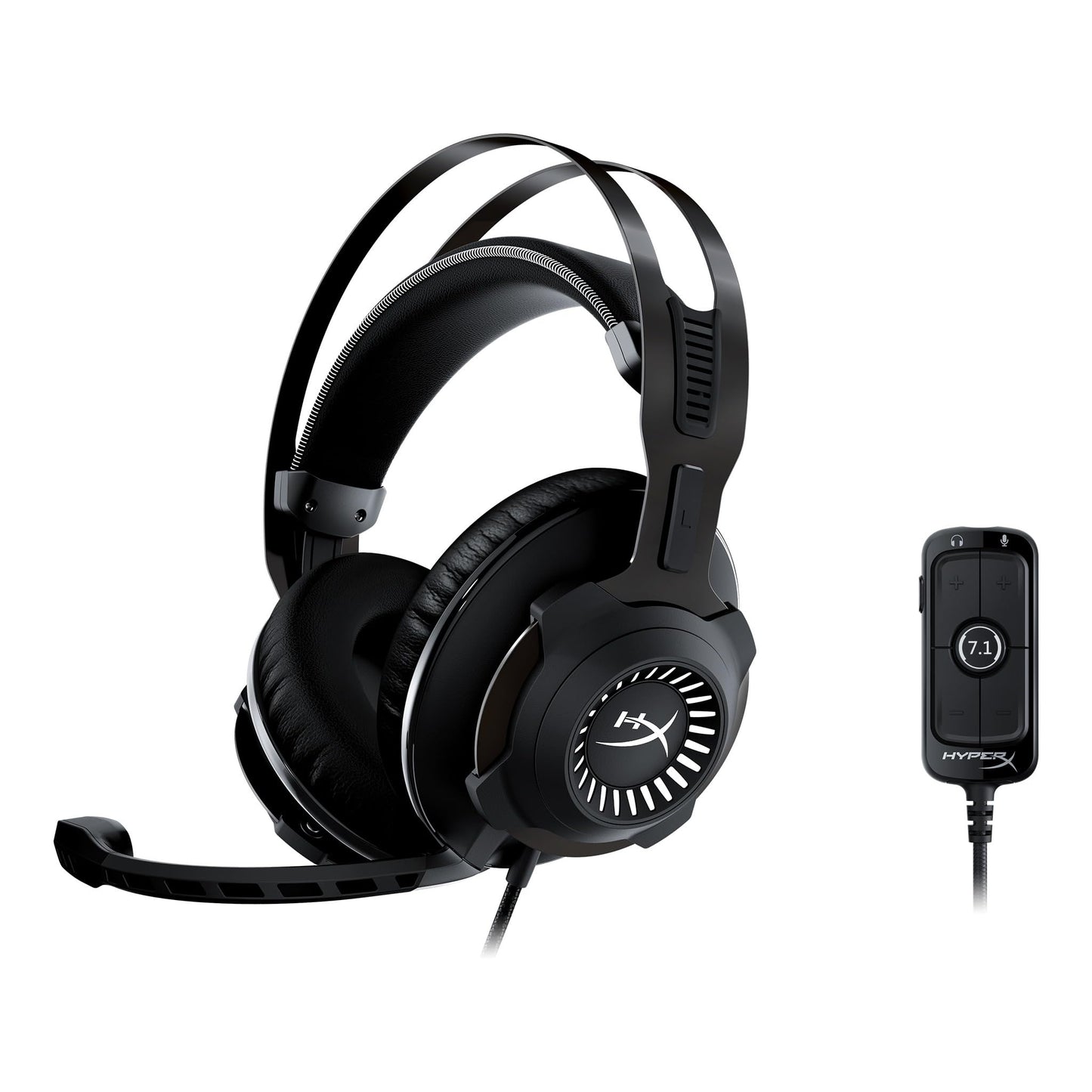 Hyperx Cloud Revolver - Gaming Headset With Hyperx 7.1 Surround Sound, Signature Memory Foam, Premium Leatherette, Steel Frame,