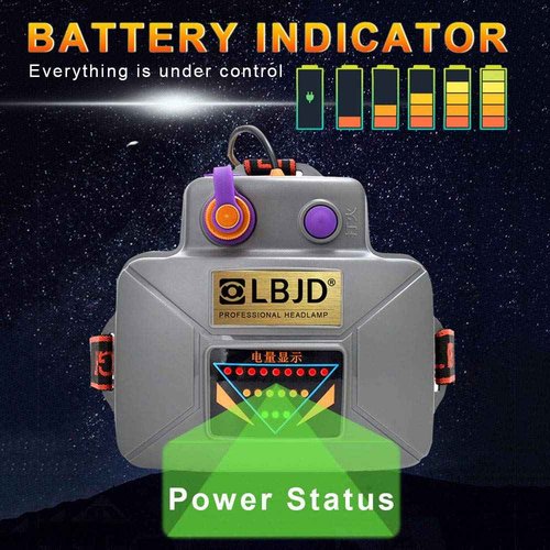 LBJD Hunting Headlamp Super Bright 9Core Rechargeable LED Headlamps with Battery Pack, Perfect for Hunting, Exploring, Camping, Fishing, Emergency