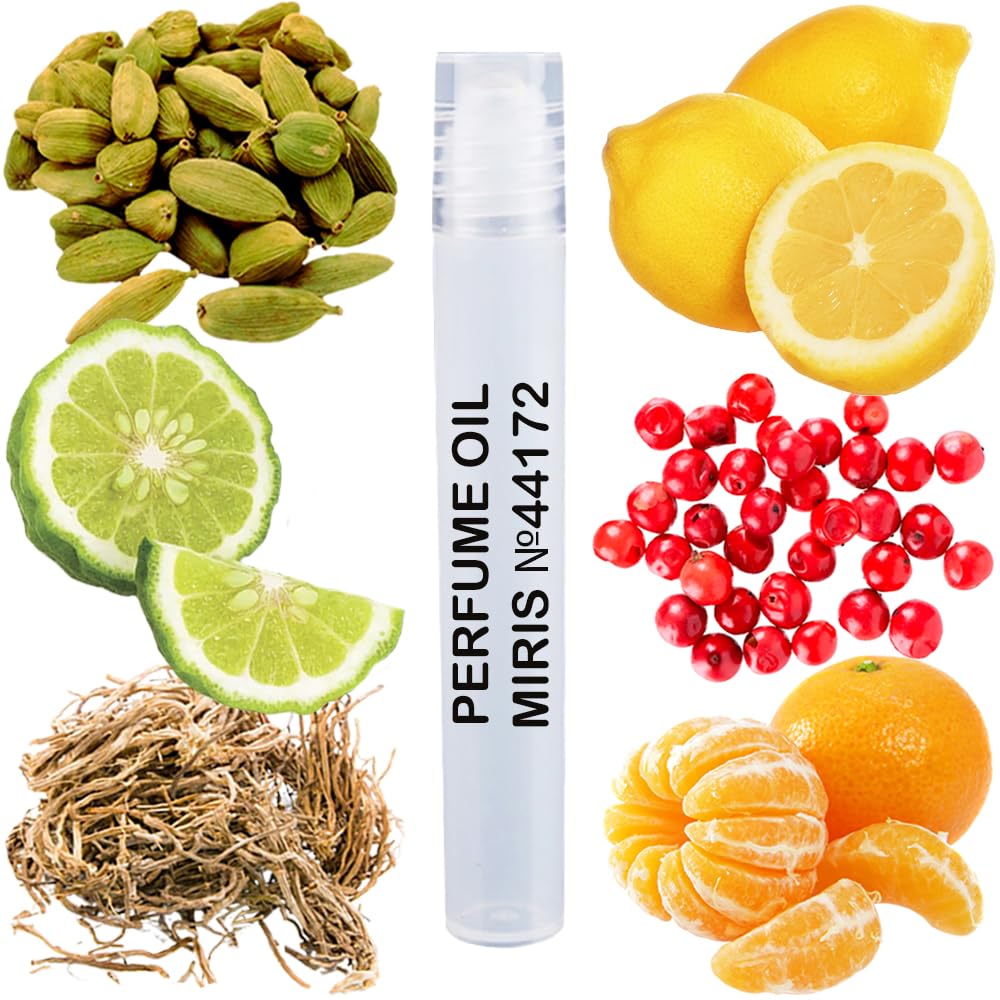MIRIS No. 44172, Inspired by Prive Vetiver d'Hiver, Long-Lasting Perfume Oil for Men Roll-On, Rollerball 0.34 Fl Oz / 10 ml