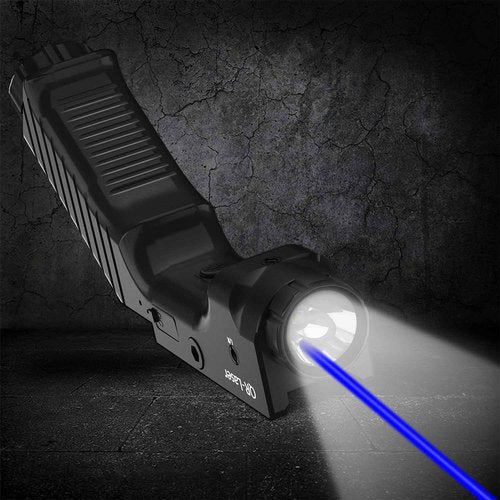 MLOK Blue Laser Sight with 1000 Lumens Tactical Flashlight