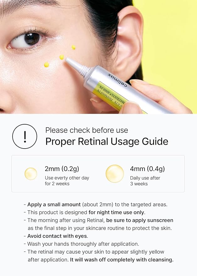 celimax The Vita A Retinal Shot Tightening Booster Duo Set 15mlx2 | Gift Set for Women, Valentine's Gift | with Retinal 0.1%, Matryxyl 3%, Pore Minimizer, Wrinkles & Fine Lines, Firmer Skin