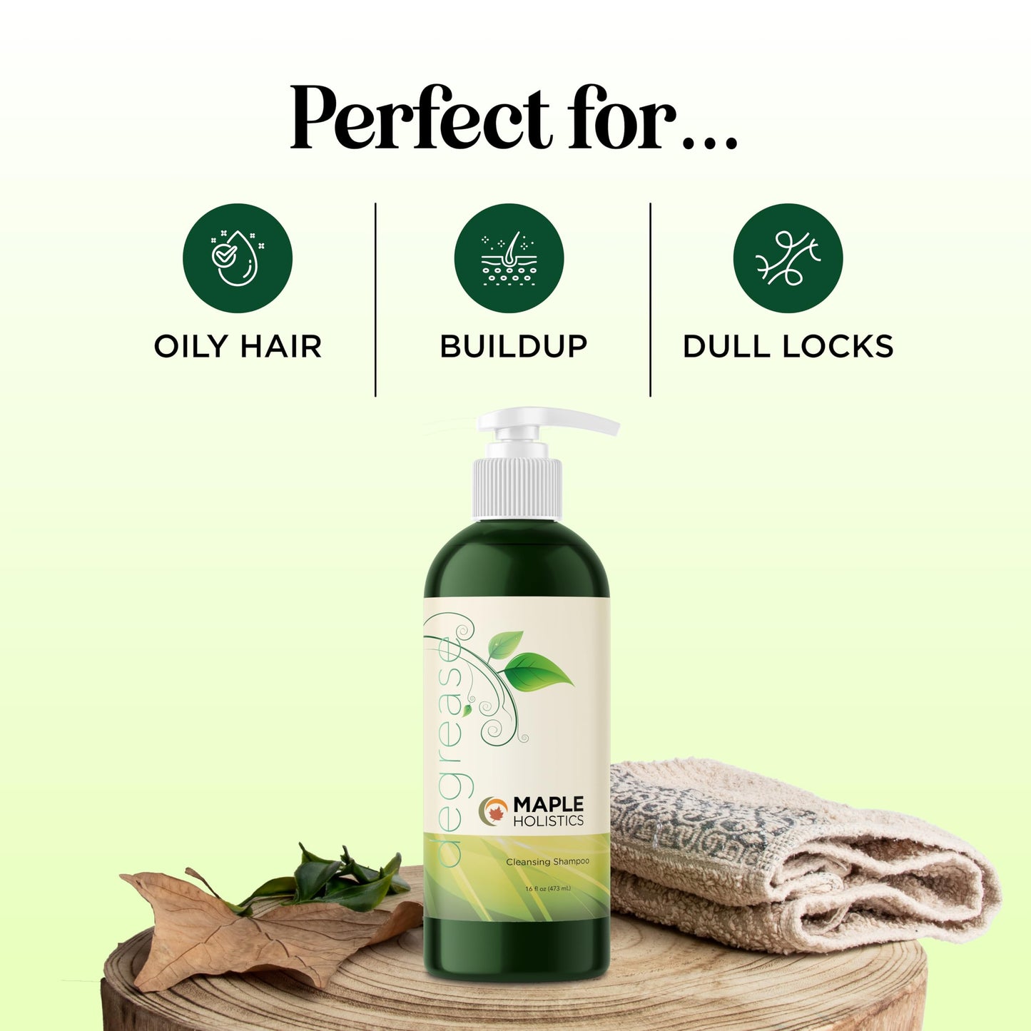 Oily Hair Shampoo for Greasy Hair - Clarifying Shampoo for Oily Hair and Dry Scalp Cleanser for Build Up - Deep Cleansing Shampo