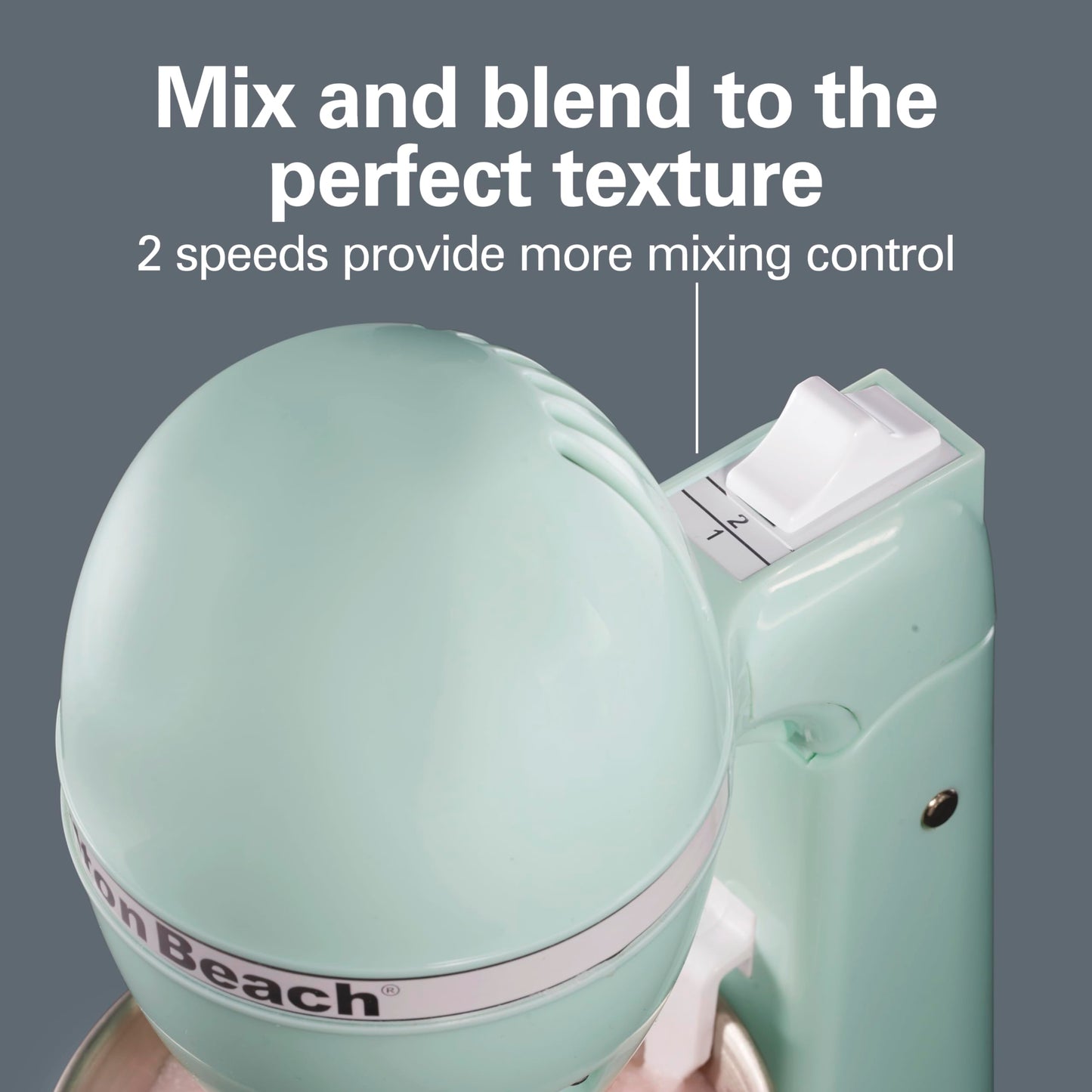 Hamilton Beach DrinkMaster Electric Drink Mixer, Retro Milkshake Maker & Milk Frother, 2 Speeds, Extra-Large 28 oz. Stainless Steel Cup, Mint